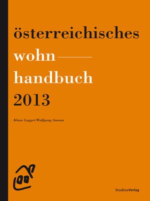 cover image of Österreichisches Wohnhandbuch 2013